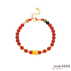 【預購】Jcode真愛密碼 煙花黃金/紅瑪瑙手鍊