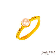 【預購】Jcode真愛密碼 珍情黃金/天然珍珠戒指