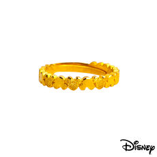 【預購】Disney迪士尼系列金飾 黃金戒指-浪漫米奇款