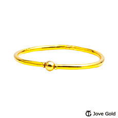 【預購】Jove Gold 漾金飾 唯一黃金手環-亮面