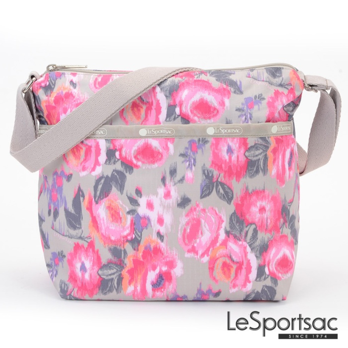 LeSportsac - Standard側背小方包(蠟繪玫瑰)