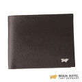 【BRAUN BUFFEL】提貝里烏斯系列12卡透明窗短夾 -棕色 BF166-317-SL