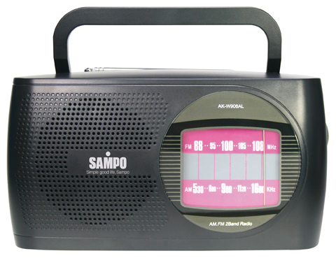 SAMPO聲寶 收音機 AK-W906AL(黑色)