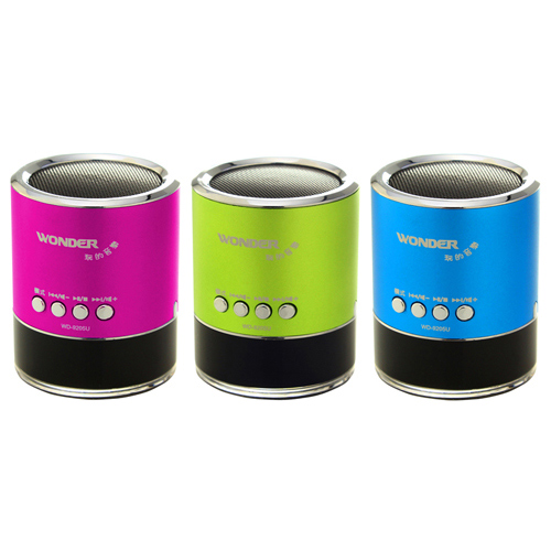 WONDER旺德 USB/MP3/FM隨身音響 WD-9205U(綠)