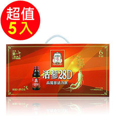 【正官庄】活蔘28D 8入禮盒x5盒
