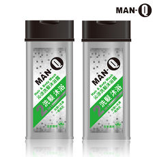 【MAN-Q】2in1沁涼洗髮沐浴露 350mlX2
