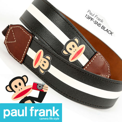 Paul Frank 大嘴猴 DSLR 單眼相機背帶系列-條紋黑/PF13PF-SN5-BK