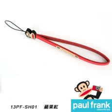 Paul Frank類單及小型數位相機細版手腕帶系列-小DC窄版手腕帶[PFPF-SH01-R/蘋果