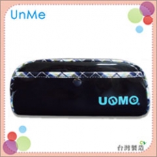 任選【勤澤軒】UnMe單格紋風筆袋( 藍色)