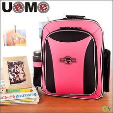 UnMe 立體式人體工學後背書包(桃紅色)