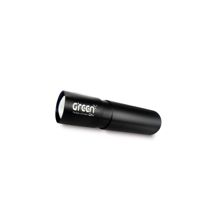 GREENON 迷你強光USB變焦手電筒 GU02 三段亮度 伸縮變焦 防潑水設計(APP搶購)