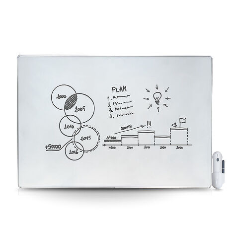 Green Board 42吋磁性電紙板 極淨無塵白板 商務會議電紙板 教學授課白板 局部清除 電子白板