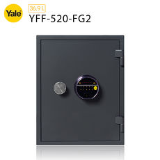 耶魯 Yale指紋密碼觸控防火款保險箱/櫃YFF-520-FG2
