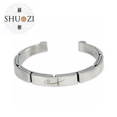 SHUZI? 白鋼手鐲 - 美國製造