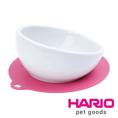 【HARIO】小型犬專用櫻桃粉紅磁碗 PTS-CB-PC