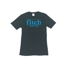 AIU100【A&F kids】男孩款短袖T恤-藍字拼布 223-619-0830-091XL
