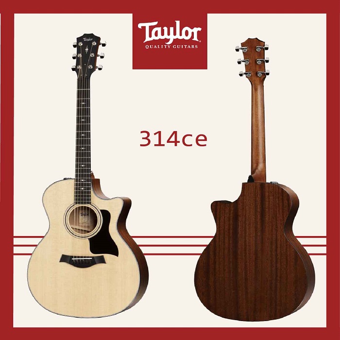【Taylor】314ce/美國知名品牌電木吉他/公司貨/全新未拆箱/加贈原廠背帶/公司