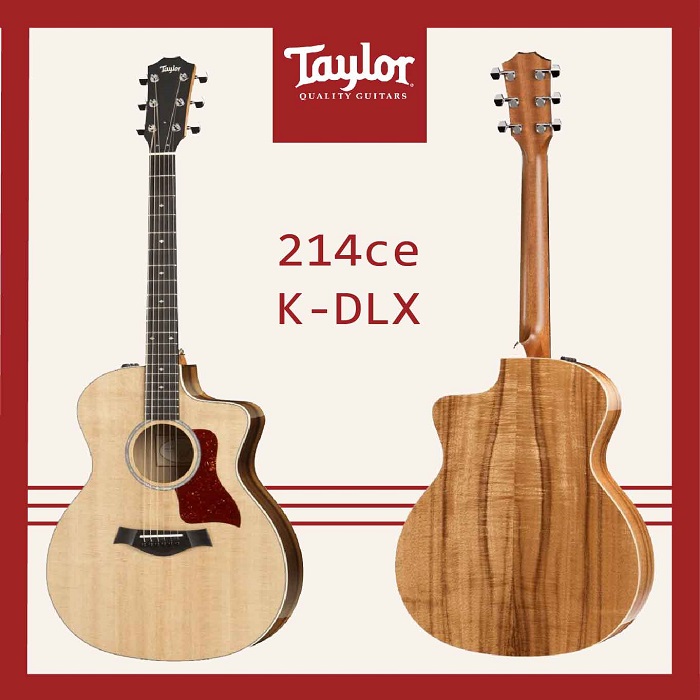 【Taylor】214CE-K-DL / 相思木全球限量版/美國知名品牌電木吉他/公司貨/全新未