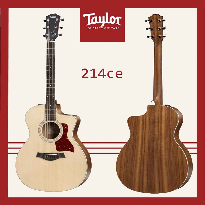 【Taylor】214CE/美國知名品牌電木吉他/公司貨/全新未拆箱/加贈原廠背帶