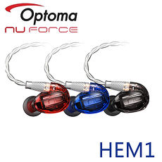 Optoma NuForce HEM1 可換線監聽級入耳式耳機藍色