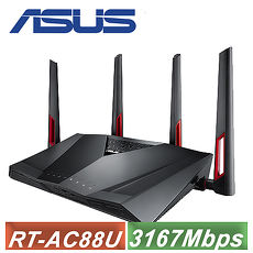 【ASUS 華碩】RT-AC88U 雙頻無線分享器