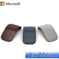 Microsoft 微軟 Surface Arc Mouse 藍牙滑鼠 (黑/灰/鈷藍/酒紅)