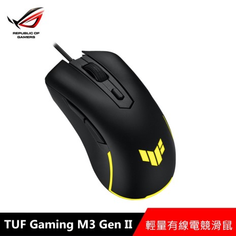 Asus 華碩 TUF Gaming M3 Gen II 輕量有線電競滑鼠