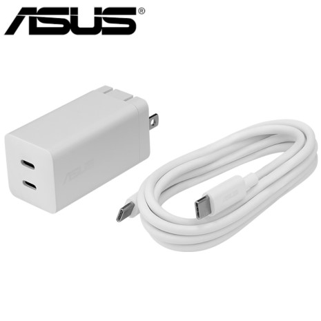 【原廠】ASUS 65W USB-C GaN 充電器 雙埠氮化鎵電源供應器