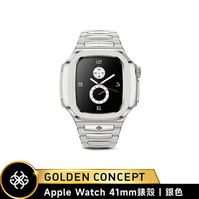 【Golden Concept】Apple Watch 41mm 不銹鋼錶帶 WC-RO41玫瑰金錶帶/玫瑰金錶