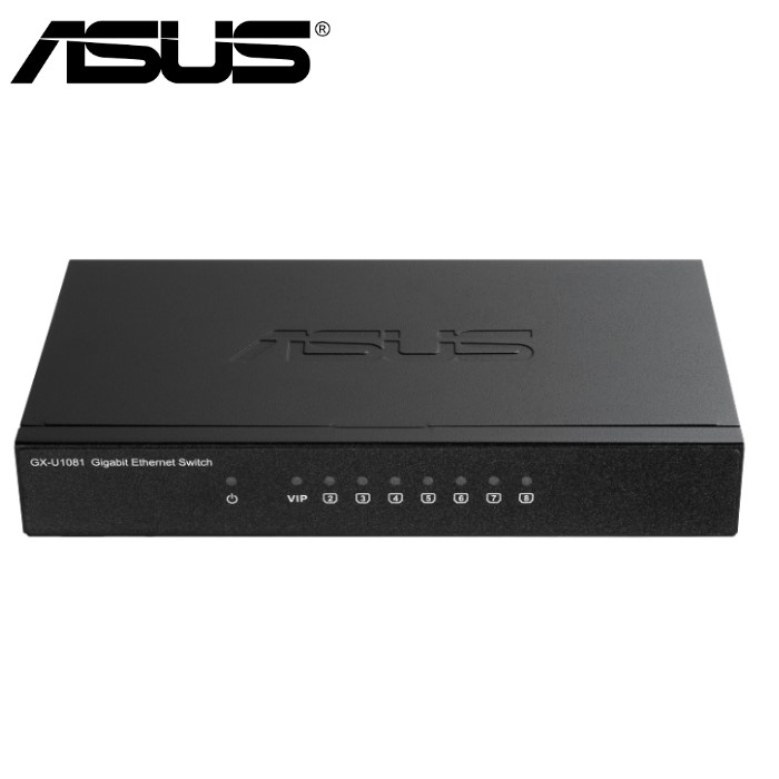ASUS 華碩 GX-U1081 8埠 有線Gigabit 交換器