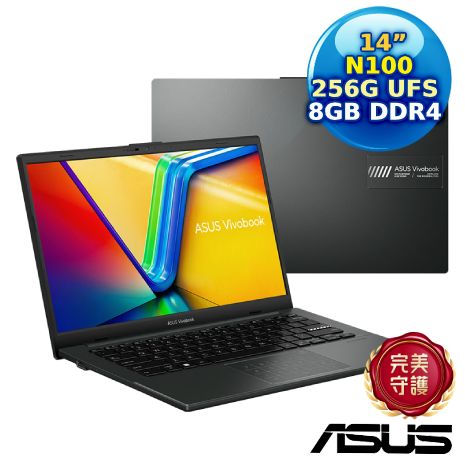 ASUS Vivobook Go 14 E1404GA-0061KN100 14吋文書筆電 (N100/8GB/256G UFS/14/W11)