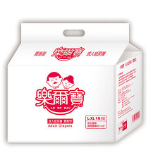 【樂爾寶】成人紙尿褲(實惠型)L-XL號16片 x 6包