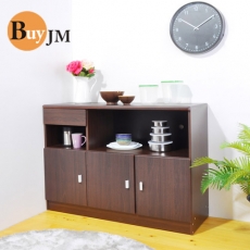 《BuyJM》威爾防潑水三門一抽廚房櫃/餐櫃/收納櫃