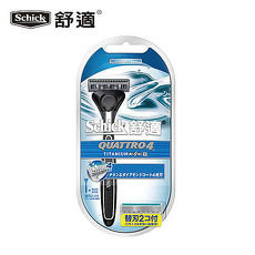 舒適牌 創 4紀鈦型 男刮鬍刀 1入 刀片2入