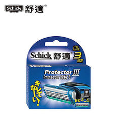 【舒適Schick】冰藍捍將3刀片(4片入)