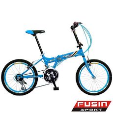 【預購1/30出貨】【FUSIN】新騎生活F101◎20吋21速小徑摺疊車DIY調整款(平實包裝六色可選)