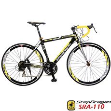 【超值送9大配件】【StepDragon】SRA-110 風行者 日本Shimano 21速 鋁合金彎把公路車白紅