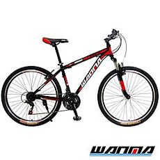 【WANMA】WM-1 26吋 日本SHIMANO 21速 登山車-DIY版黑藍