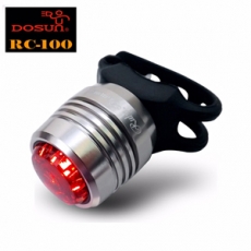 DOSUN DC-100 USB充電式紅寶石紅光警示燈-風潮鈦