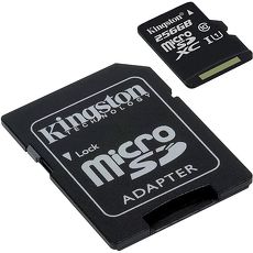 Kingston 金士頓 SDCS/256GB Canvas Select microSDXC 高速記憶卡