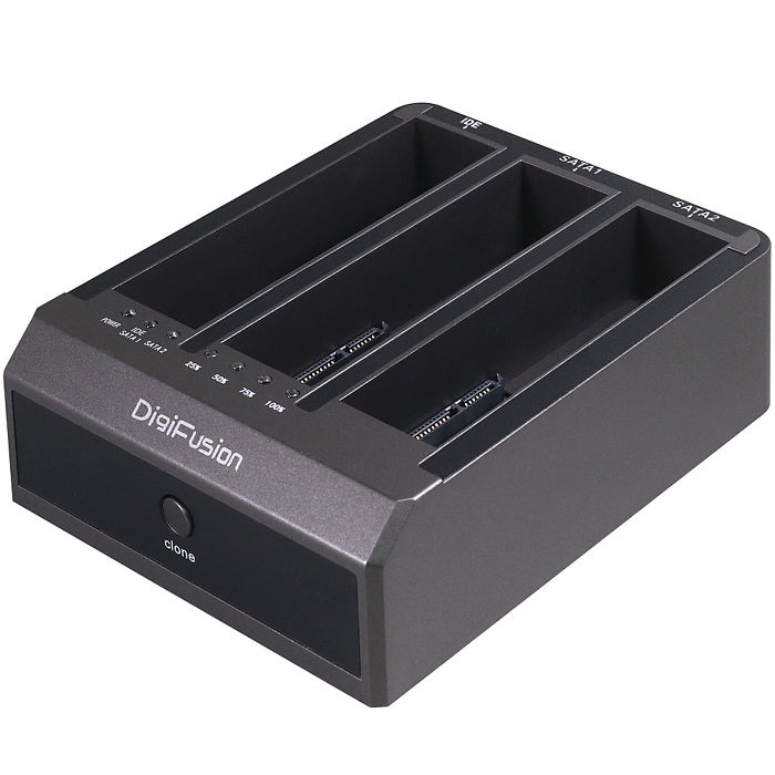 DigiFusion 伽利略 2535B-U3I2S 3插槽 硬碟座 USB3.0 / 雙SATA+IDE / 自動鏡像