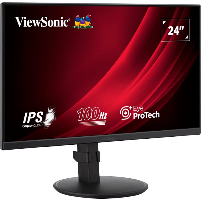 Viewsonic 優派 VG2408 24型 (護眼/寬) 螢幕 (1920x1080 / VGA+HDMI+DP / 喇叭 2Wx2)