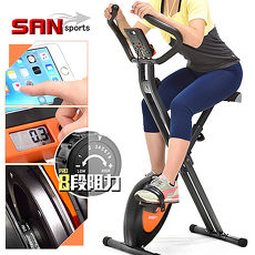【SAN SPORTS】全新一代磁控健身車(超大座椅)