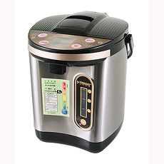 山崎家電微電腦液晶控溫電熱水瓶SK-3035LD(黑)