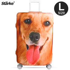 Starke 高彈性行李箱套-黃金獵犬 適用27-30吋