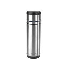 【法國特福Tefal】MOBILITY 不鏽鋼輕巧隨行雙真空保溫瓶 700ML-湛黑