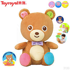 日本《樂雅 Toyroyal》安撫聲光歡樂熊安撫/聲光/陪伴