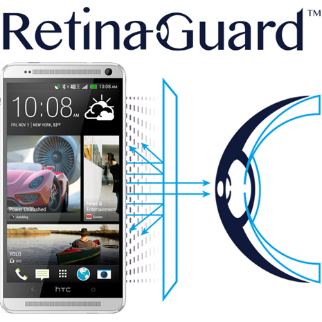 RetinaGuard視網盾 HTC ONE Max 防藍光保護貼