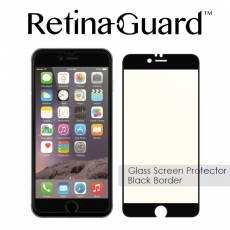 RetinaGuard視網盾 iPhone6/6s 防藍光強化玻璃保護貼 黑框款 (不影響3D Touch)