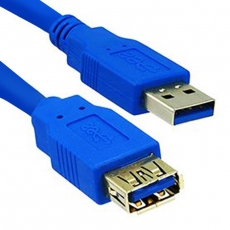 Bravo-u USB 3.0 超光速延長線/A公對A母(0.8米)